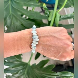 Aquamarine & Green Aventurine bracelet